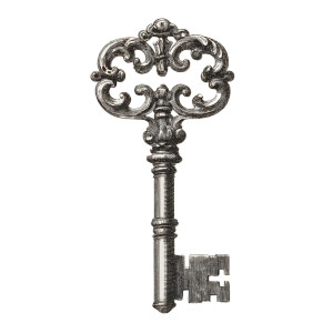 Medieval Key Vinyl Car Decal Sticker – Waterproof & UV-Resistant 8"