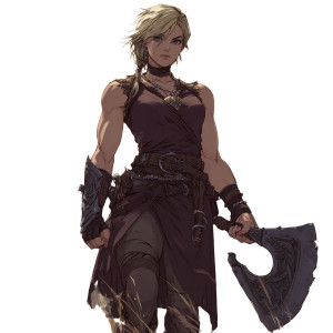 Warrior Woman V12 Vinyl Car Decal Sticker – Waterproof & UV-Resistant 8"