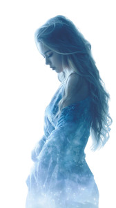 Serene Kimono Moon Vinyl Car Decal Sticker – Waterproof & UV-Resistant 8"