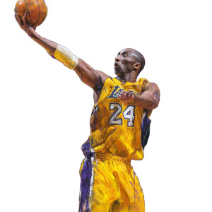 Kobe Bryant Jumpshot Vinyl Car Decal Sticker – Waterproof & UV-Resistant 8"