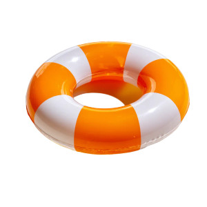 Swimming Ring Vinyl Car Decal Sticker – Waterproof & UV-Resistant 8"