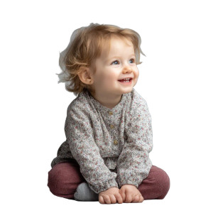 Smiling Toddler V2 Vinyl Car Decal Sticker – Waterproof & UV-Resistant 8"