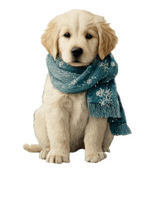 Golden Retriever Puppy V32 Vinyl Car Decal Sticker – Waterproof & UV-Resistant 8"