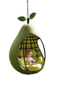 Fruit Cocoon Lounger Vinyl Car Decal Sticker – Waterproof & UV-Resistant 8"