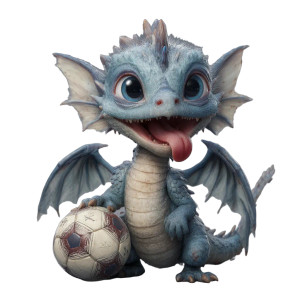 Cute Tiny Dragon Vinyl Car Decal Sticker – Waterproof & UV-Resistant 8"