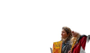 Resistance Movement Crowd Vinyl Car Decal Sticker – Waterproof & UV-Resistant 8"