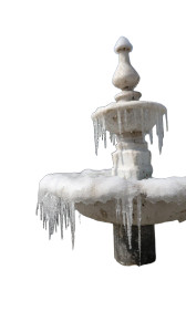 Icy Fountain Vinyl Car Decal Sticker – Waterproof & UV-Resistant 8"