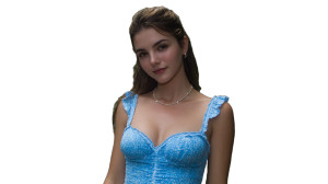 Girl By Waterfall Vinyl Car Decal Sticker – Waterproof & UV-Resistant 8"