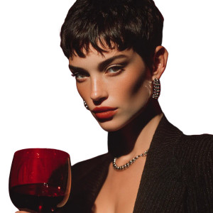 Fashion Model Editorial V4 Vinyl Car Decal Sticker – Waterproof & UV-Resistant 8"