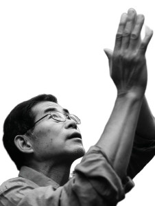 Determined Asian Man Vinyl Car Decal Sticker – Waterproof & UV-Resistant 8"