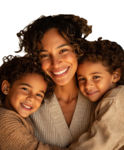 Joyful Brazilian Mother Vinyl Car Decal Sticker – Waterproof & UV-Resistant 8"