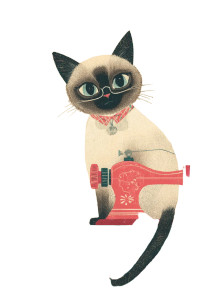 Mischievous Siamese Cat Vinyl Car Decal Sticker – Waterproof & UV-Resistant 8"