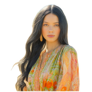 Modern Muse Portrait Vinyl Car Decal Sticker – Waterproof & UV-Resistant 8"