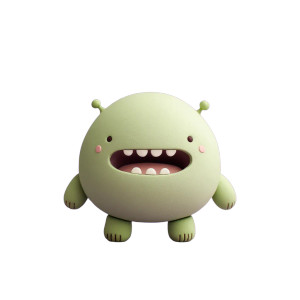 Goo-Drop Creature Vinyl Car Decal Sticker – Waterproof & UV-Resistant 8"