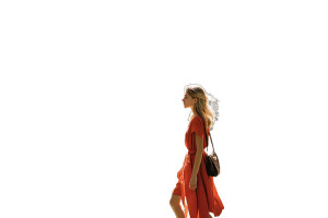 Graceful Forest Walk V2 Vinyl Car Decal Sticker – Waterproof & UV-Resistant 8"