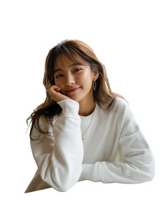 Cute Korean Girl V10 Vinyl Car Decal Sticker – Waterproof & UV-Resistant 8"