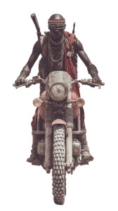 Maasai Biker Gang Vinyl Car Decal Sticker – Waterproof & UV-Resistant 8"