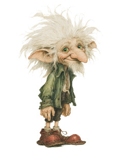 Friendly Kobold Character Vinyl Car Decal Sticker – Waterproof & UV-Resistant 8"