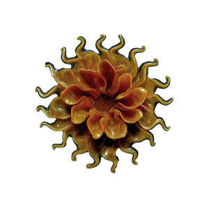 Magic Yellow Flower Vinyl Car Decal Sticker – Waterproof & UV-Resistant 8"