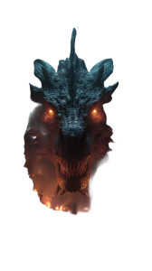 Epic Fantasy Dragon Vinyl Car Decal Sticker – Waterproof & UV-Resistant 8"