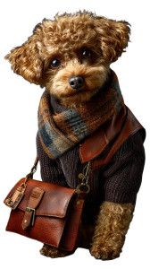 Stylish Toy Poodle Vinyl Car Decal Sticker – Waterproof & UV-Resistant 8"