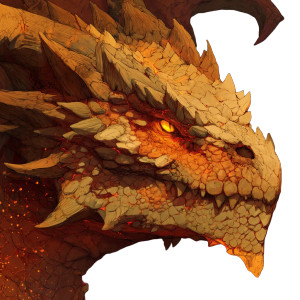 Ember Wyrm Vinyl Car Decal Sticker – Waterproof & UV-Resistant 8"