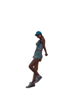Woman On Fence V2 Vinyl Car Decal Sticker – Waterproof & UV-Resistant 8"