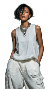 Glamorous Rock Model Vinyl Car Decal Sticker – Waterproof & UV-Resistant 8"