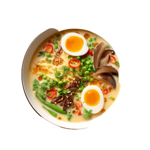 Tonkotsu Ramen Bowl Vinyl Car Decal Sticker – Waterproof & UV-Resistant 8"