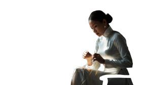 Vietnamese Artisan Crafting Vinyl Car Decal Sticker – Waterproof & UV-Resistant 8"