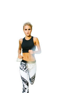 Fashion Model Strolling Vinyl Car Decal Sticker – Waterproof & UV-Resistant 8"