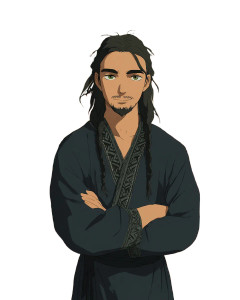 Turkish Man In Yurt Vinyl Car Decal Sticker – Waterproof & UV-Resistant 8"