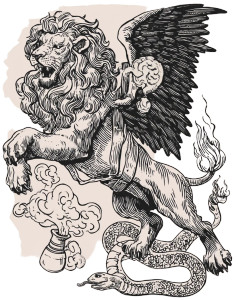 Chimera Creature V3 Vinyl Car Decal Sticker – Waterproof & UV-Resistant 8"