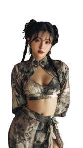 Modern East Asian Model Vinyl Car Decal Sticker – Waterproof & UV-Resistant 8"