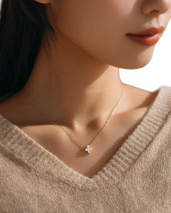 Elegant Minimalist Jewelry Vinyl Car Decal Sticker – Waterproof & UV-Resistant 8"