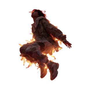 Levitation At Sunset Vinyl Car Decal Sticker – Waterproof & UV-Resistant 8"