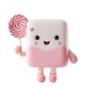 Candy Ip Character Vinyl Car Decal Sticker – Waterproof & UV-Resistant 