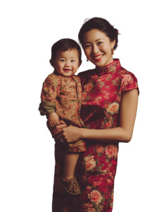 Chinese Family Portrait V2 Vinyl Car Decal Sticker – Waterproof & UV-Resistant 8"