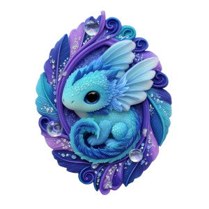 Kawaii Water Dragon Brooch Vinyl Car Decal Sticker – Waterproof & UV-Resistant 8" Kawaii Water Dragon Brooch Vinyl Car Decal Sticker – Waterproof & UV-Resistant 8"