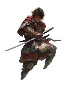 Young Samurai Advance Vinyl Car Decal Sticker – Waterproof & UV-Resistant 8"