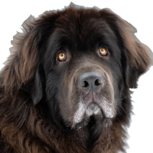 Newfoundland Dog Vinyl Car Decal Sticker – Waterproof & UV-Resistant 8"