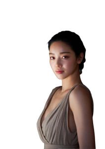 Korean Woman Portrait V48 Vinyl Car Decal Sticker – Waterproof & UV-Resistant 8"