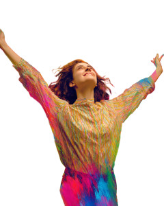 Joyful Woman V2 Vinyl Car Decal Sticker – Waterproof & UV-Resistant 8" Joyful Woman V2 Vinyl Car Decal Sticker – Waterproof & UV-Resistant 8"