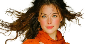 Elegant Woman Portrait V65 Vinyl Car Decal Sticker – Waterproof & UV-Resistant 8"