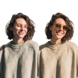 Comfort In Glasses Vinyl Car Decal Sticker – Waterproof & UV-Resistant 8"