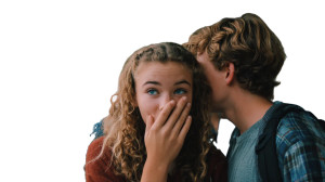 Gossiping Teens Vinyl Car Decal Sticker – Waterproof & UV-Resistant 8"