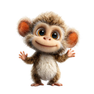 Cartoon Monkey Vinyl Car Decal Sticker – Waterproof & UV-Resistant 8" Cartoon Monkey Vinyl Car Decal Sticker – Waterproof & UV-Resistant 8"