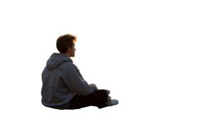 Students Studying Vinyl Car Decal Sticker – Waterproof & UV-Resistant 8"