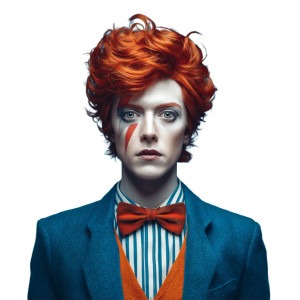 Bowie Cosplay Vinyl Car Decal Sticker – Waterproof & UV-Resistant 8"