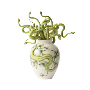 Green Snakes Vase Vinyl Car Decal Sticker – Waterproof & UV-Resistant 8" Green Snakes Vase Vinyl Car Decal Sticker – Waterproof & UV-Resistant 8"